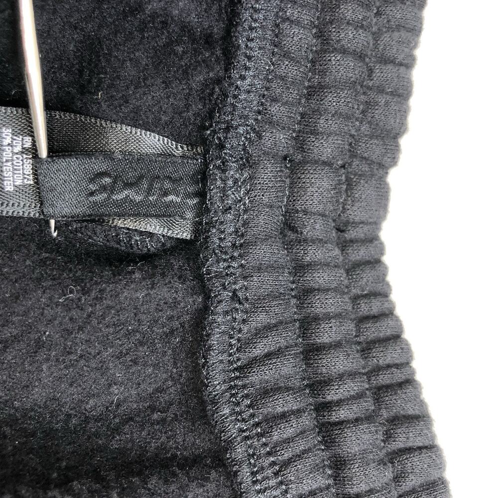 Skims Raw Edge Women’s Cotton Fleece Classic Shorts XL Black “Measurements” - Picture 5 of 7